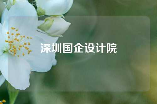 深圳国企设计院